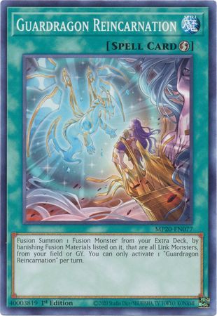 [ US ] Đồng giá 2K Guardragon Reincarnation - MP20-EN077 - Common 1st Edition