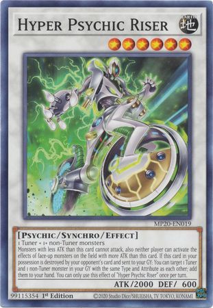 [ US ] Đồng giá 2K Hyper Psychic Riser - MP20-EN019 - Common 1st Edition