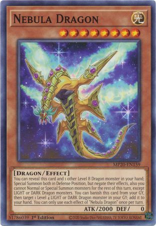 [ UK ] Nebula Dragon - MP20-EN159 - Common 1st Edition