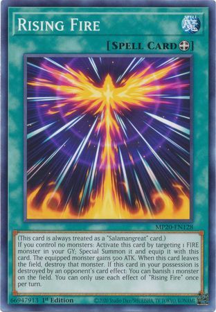 [ US ] Đồng giá 2K Rising Fire - MP20-EN128 - Common 1st Edition