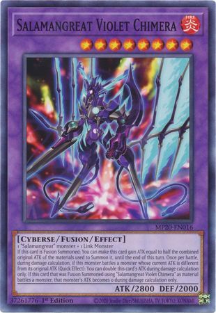 [ UK ] Salamangreat Violet Chimera - MP20-EN016 - Common 1st Edition