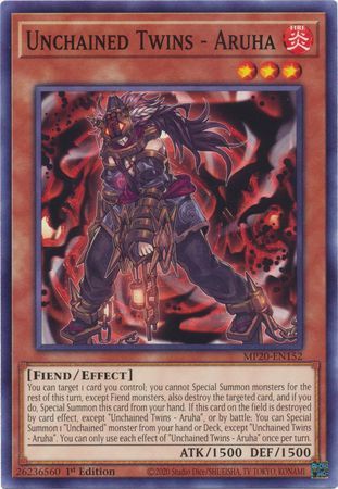 [ US ] Unchained Twins - Aruha - MP20-EN152 - Common 1st Edition