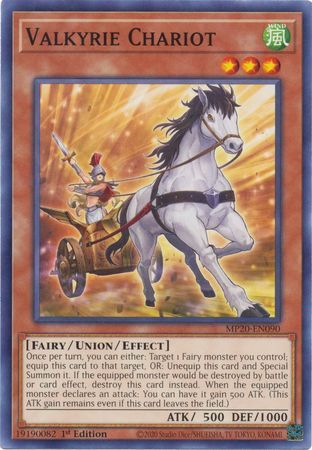 [ US ] Valkyrie Chariot - MP20-EN090 - Common 1st Edition