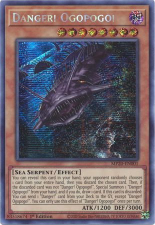 [ US ] Danger! Ogopogo! - MP20-EN001 - Prismatic Secret Rare 1st Edition