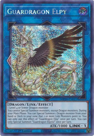 [ US ] Guardragon Elpy - MP20-EN021 - Prismatic Secret Rare 1st Edition