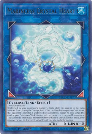 [ US ] Marincess Crystal Heart - MP20-EN170 - Rare 1st Edition