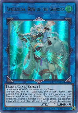 [ US ] Apollousa, Bow of the Goddess - MP20-EN126 - Ultra Rare 1st Edition