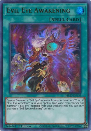 [ US ] Evil Eye Awakening - MP20-EN239 - Ultra Rare 1st Edition