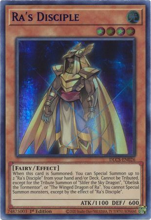 [ UK ] Ra's Disciple (Purple) - DLCS-EN026 - Ultra Rare 1st Edition