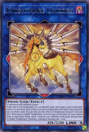 [ UK ] Knightmare Unicorn - GEIM-EN050 - Rare 1st Edition