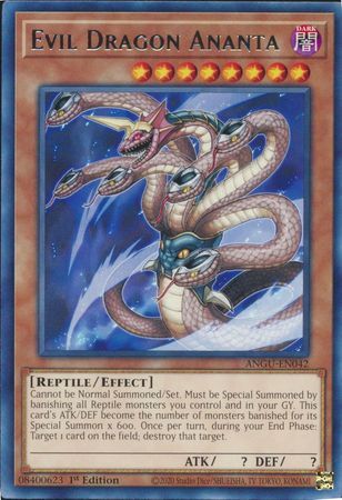 [ UK ] Evil Dragon Ananta - ANGU-EN042 - Rare 1st Edition