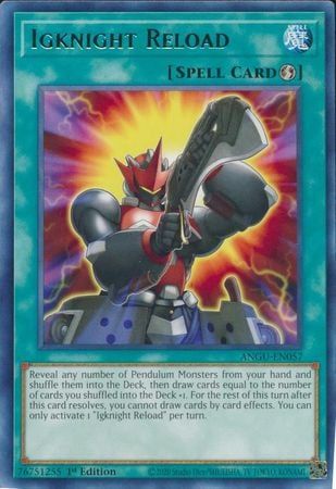 [ UK ] Igknight Reload - ANGU-EN057 - Rare 1st Edition