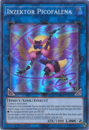 [ US ] Inzektor Picofalena - GRCR-EN051 - Super Rare 1st Edition