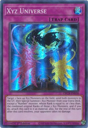 [ US ] Xyz Universe - GRCR-EN058 - Super Rare 1st Edition