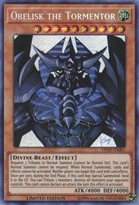 [ UK ] Obelisk the Tormentor - TN19-EN007 - Prismatic Secret Rare Limited Edition