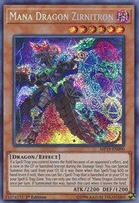 [ UK ] Mana Dragon Zirnitron - MP19-EN090 - Prismatic Secret Rare 1st Edition