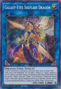 [ UK ] Galaxy-Eyes Solflare Dragon - MP19-EN188 - Prismatic Secret Rare 1st Edition