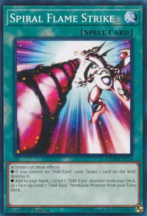 [ UK ] Spiral Flame Strike - LEDD-ENC16 - Common 1st Edition