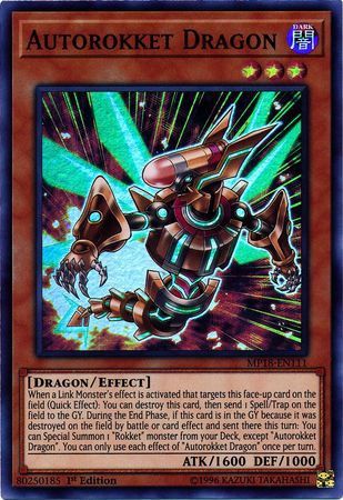 [ US ] Autorokket Dragon - MP18-EN111 - Super Rare 1st Edition