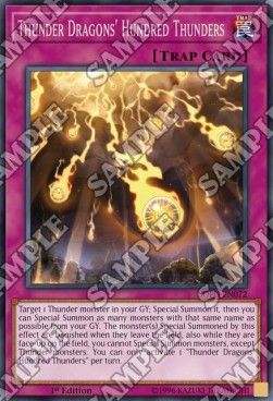 [ UK ] Thunder Dragons' Hundred Thunder - SOFU-EN072 - Rare