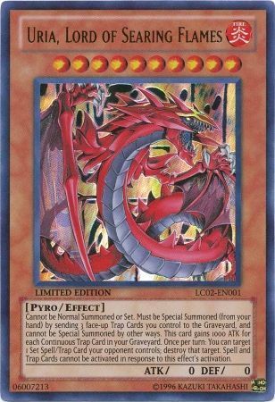 [ UK ] Uria, Lord of Searing Flames - LC02-EN001 - Ultra Rare Limited Edition