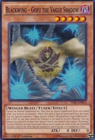 [ US ] Blackwing - Gofu the Vague Shadow - TDIL-EN013 - Common 1st Edition