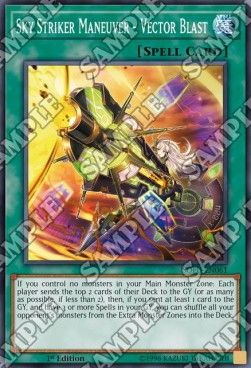 [ UK ] Sky Striker Maneuver - Vector Blast - SOFU-EN061 - Super Rare 1st Edition