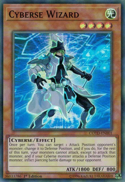 [ UK ] Đồng giá 10K Cyberse Wizard - COTD-EN001 - Super Rare 1st Edition