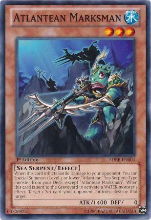 [ US ] Atlantean Marksman - SDRE-EN003 - Common 1st Edition ( Bị dam)