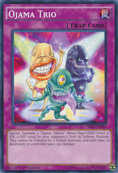 [ UK ] Ojama Trio - SR04-EN034 - Common 1st Edition