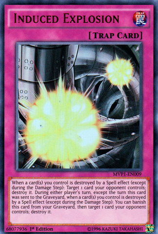 [ UK ] Induced Explosion - MVP1-EN009 - Ultra Rare 1st Edition