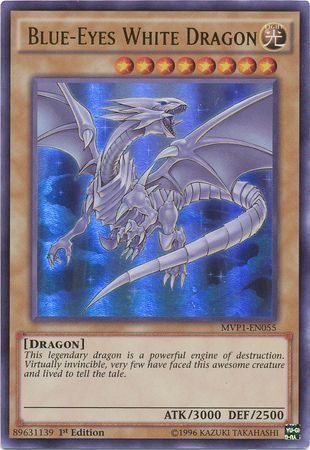 [ US ] Blue-Eyes White Dragon - MVP1-EN055 - Ultra Rare 1st Edition