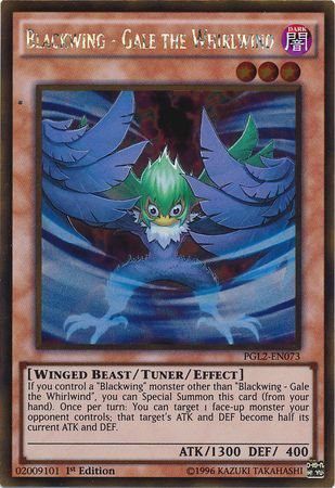 [ US ] Blackwing - Gale the Whirlwind - PGL2-EN073 - Gold Rare 1st Edition