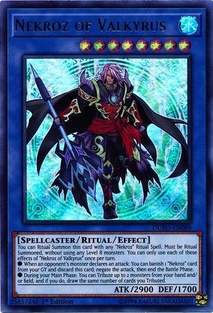 [ UK ] Nekroz of Valkyrus - DUPO-EN089 - Ultra Rare 1st Edition