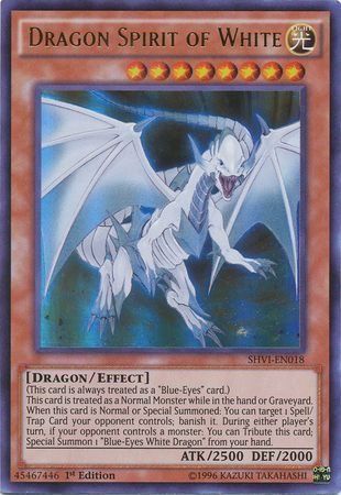 [ US ] Dragon Spirit of White - SHVI-EN018 - Ultra Rare 1st Edition