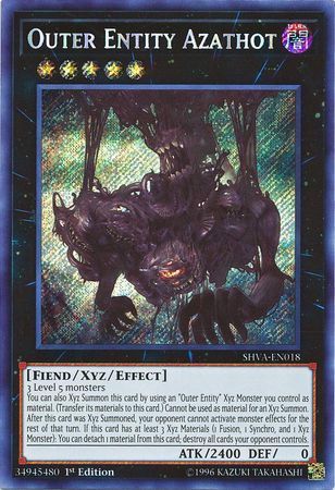 [ UK ] Outer Entity Azathot - SHVA-EN018 - Secret Rare 1st Edition