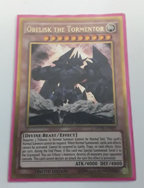 [ UK ] Obelisk the Tormentor - MVPC-EN001 - Gold Ultra Rare Limited Edition