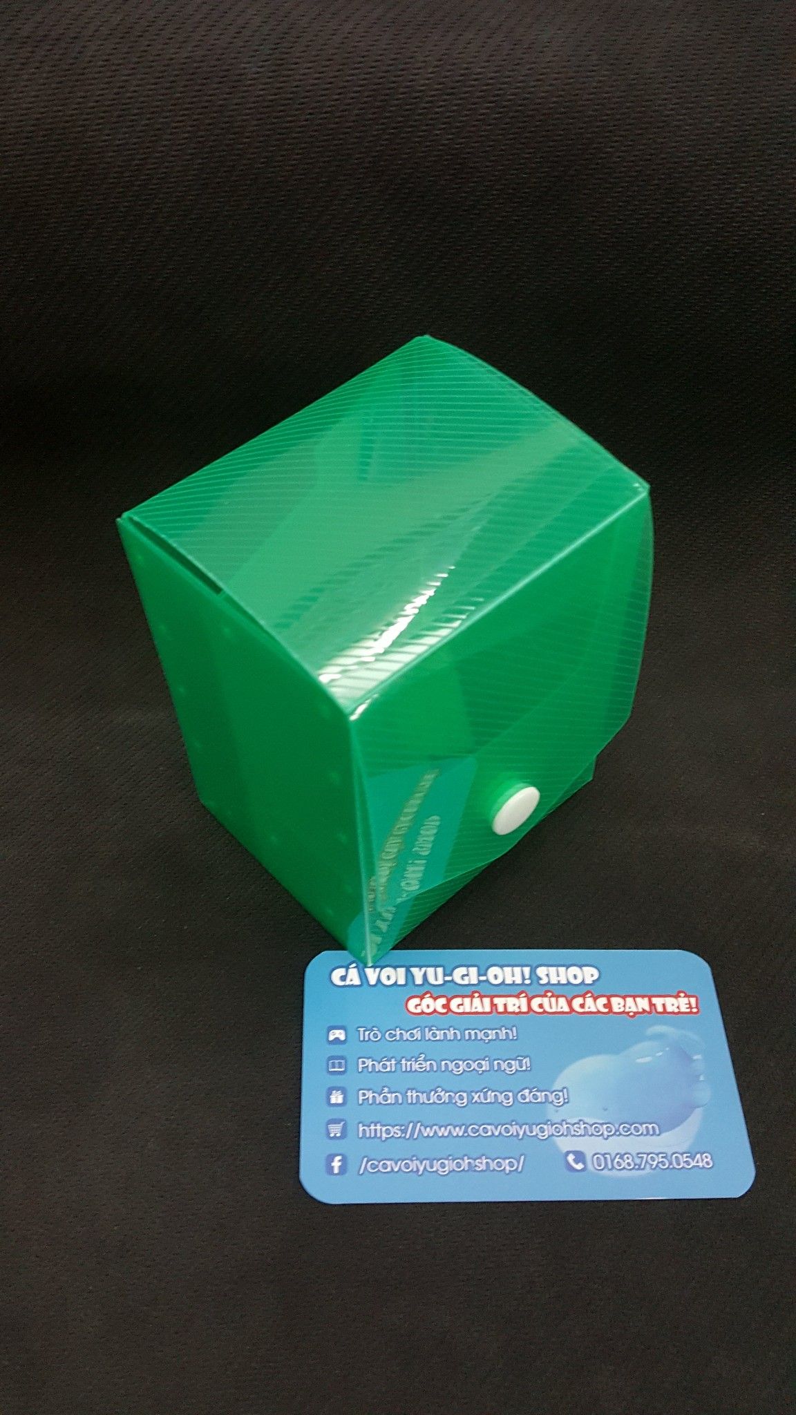 Deck box KMC mini - hộp đựng bài màu xanh lá cây cỡ nhỏ