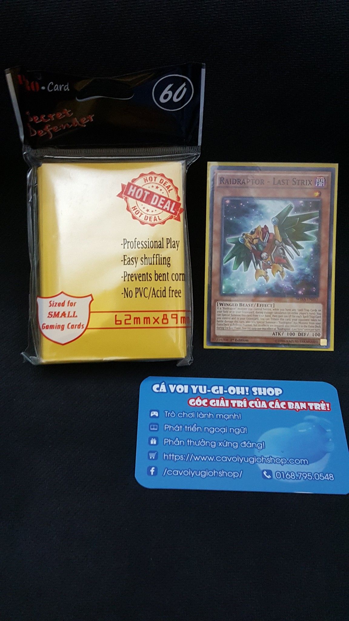 Card Sleeve Secret Defender GG [Yellow]  bọc bài màu vàng