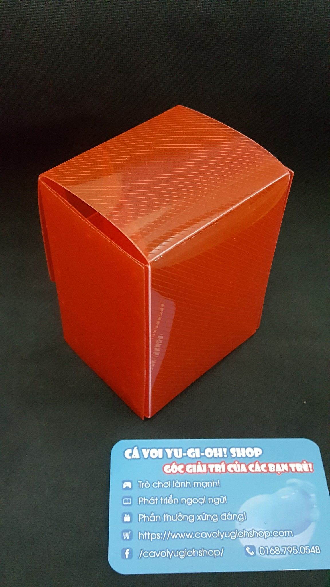 Deck box KMC mini - hộp đựng bài màu đỏ cỡ nhỏ