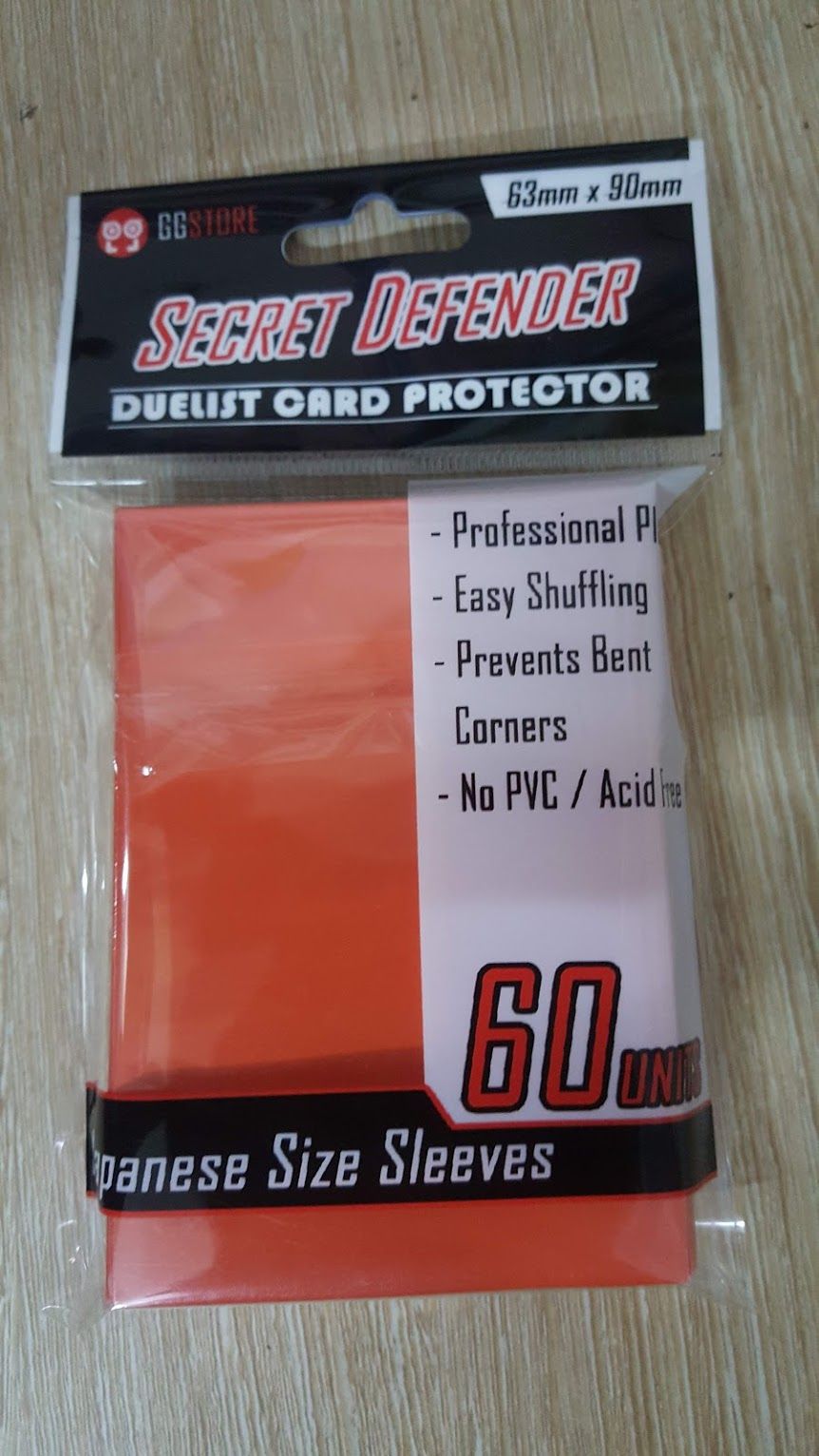 Card Sleeve Orange - bọc bài màu da cam