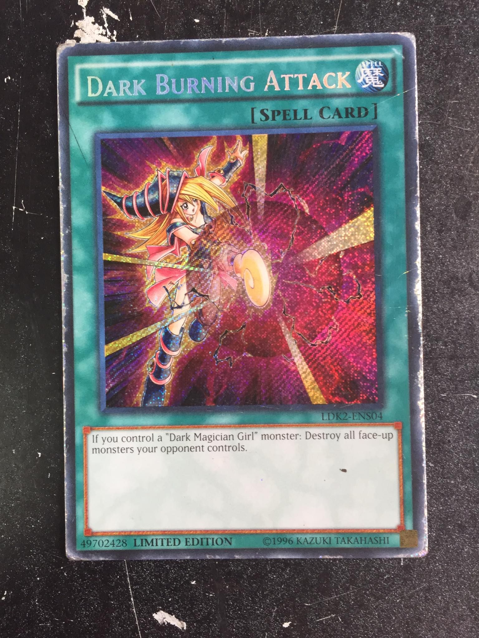 [ US ] Dark Burning Attack(damage) - LDK2-ENS04-Secret Rare