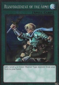 [ UK ] Reinforcement of the Army - NKRT-EN026 - Platinum Rare 1st Edition