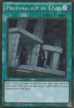 [ UK ] Preparation of Rites - PGL2-EN054 - Gold Rare 1st Edition