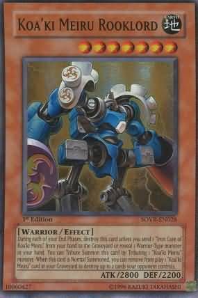 [ US ] Koa'ki Meiru Rooklord - SOVR-EN028 - Super Rare 1st Edition