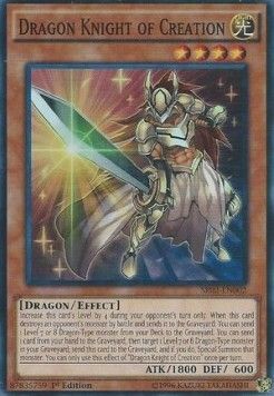 [ UK ] Dragon Knight of Creation - SR02-EN002 - Super Rare 1st Edition