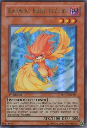 [ US ] Blackwing - Breeze the Zephyr - TSHD-EN003 - Ultra Rare 1st Edition