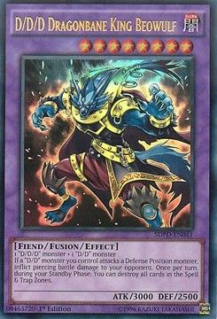 [ UK ] D/D/D Dragonbane King Beowulf - SDPD-EN041 - Ultra Rare 1st Edition