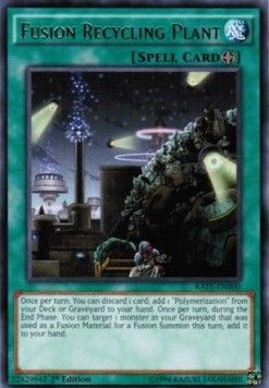 [ UK ] Fusion Recycling Plant - RATE-EN000 - Rare 1st Edition