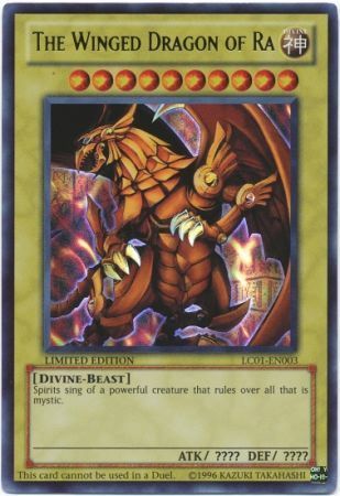 [ US ] The Winged Dragon Of Ra - LC01-EN003 - Ultra Rare